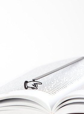 乌克兰Dmitriy高级感手指文艺复古金属书签文创简约励志创意礼物