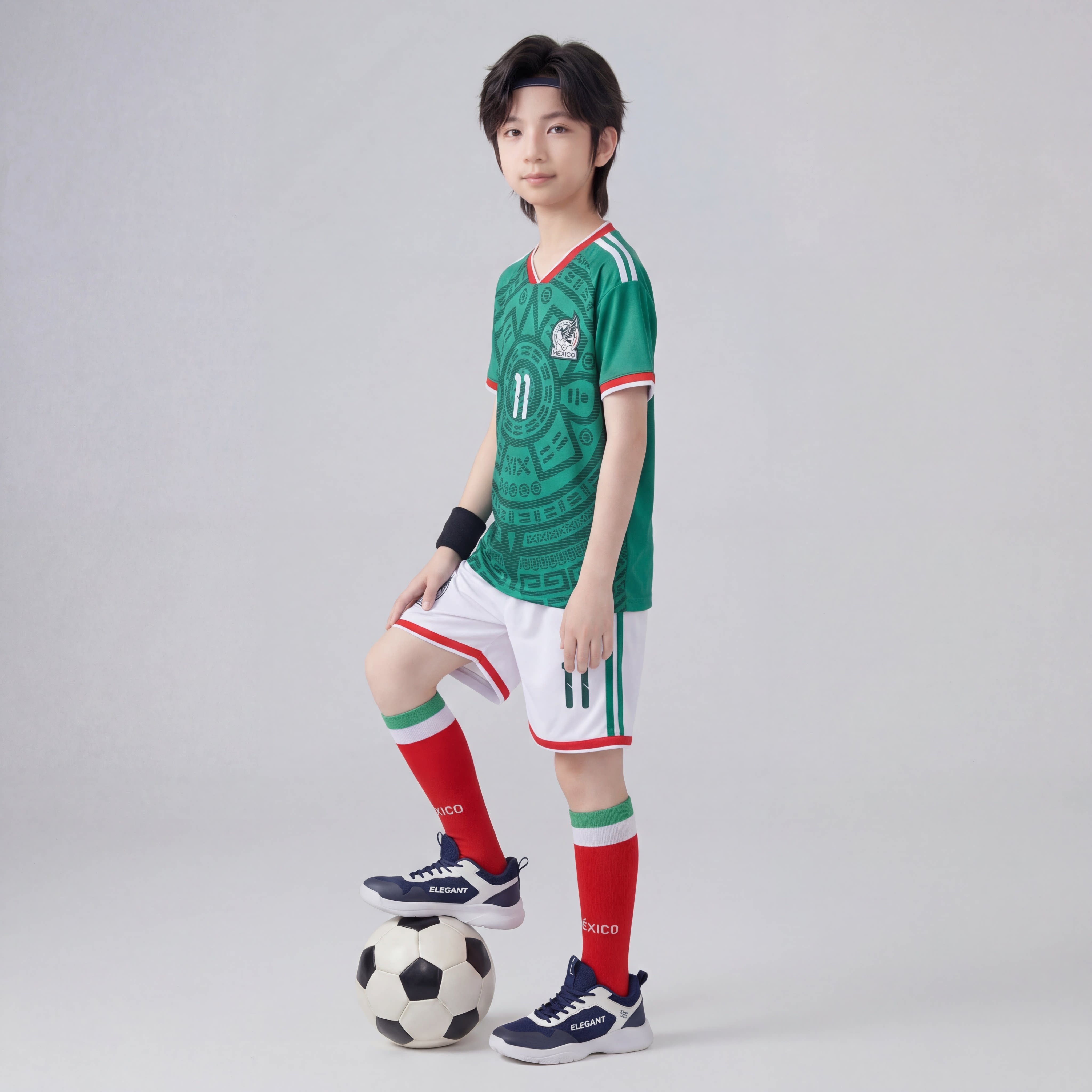男童夏装短袖套装2026年新款中大童运动速干夏款球服儿童夏季12号