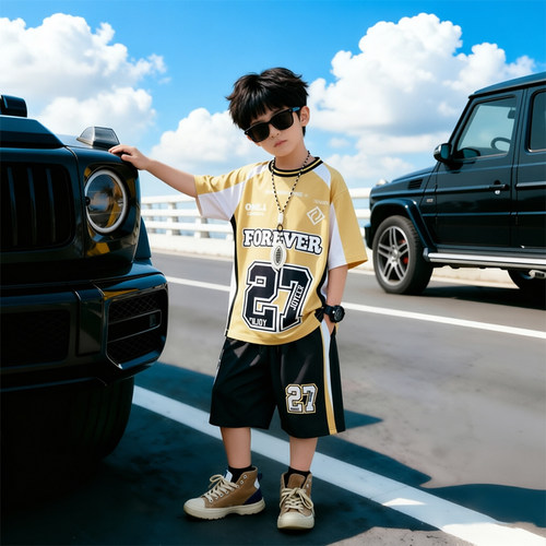 六一儿童节表演服夏季篮球服班服校服园服体育队运动球服演出服