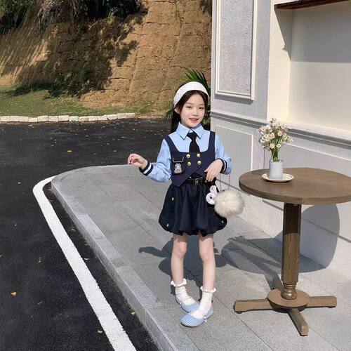 女童套装疯狂动物城尼克狐狸演出服春秋扮演兔子警官儿童cos服装