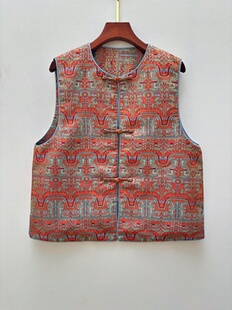 神鹿高升马甲上衣 张和才正品带钢印 内衬22姆米6A桑蚕丝