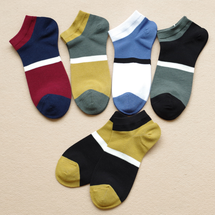 男童船袜竹纤维青少年棉袜夏季薄款儿童浅口短袜大人男孩短筒袜子