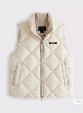 Abercrombie&fitch AF小麋鹿羽绒马甲男女同款不支持退换