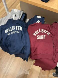 Hollister小海鸥国内代购字母款连帽卫衣不支持退货