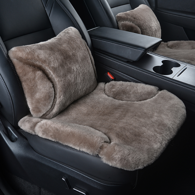 采用澳洲羊毛冬季专用汽车座垫