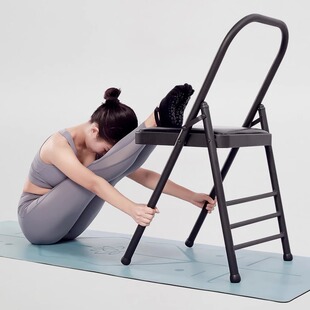 艾扬格瑜伽椅加粗加厚辅助折叠椅专用倒立凳子专业多功能瑜珈椅子