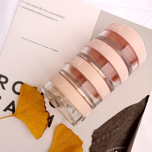 tritan便携式蛋白粉奶昔收纳盒