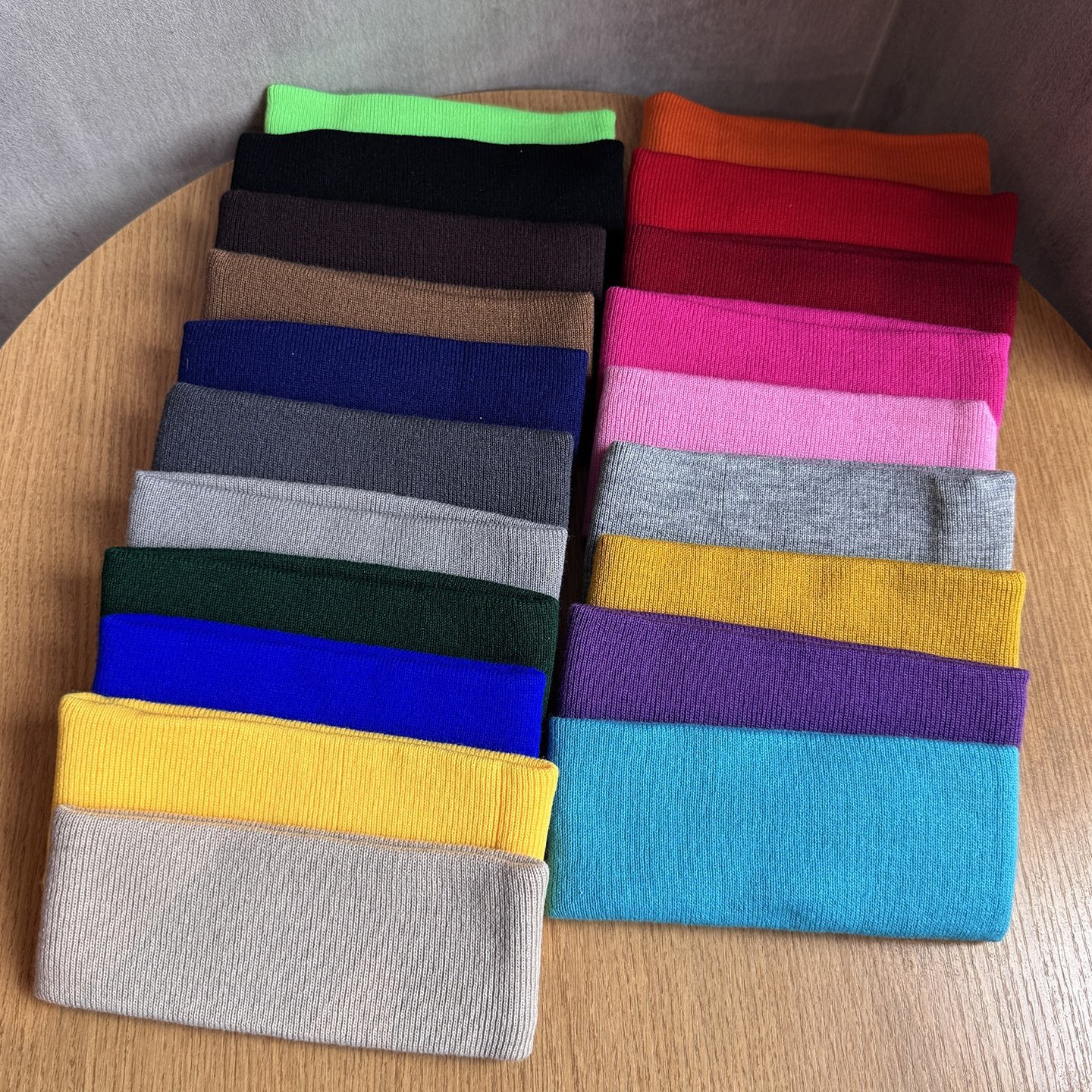 多色运动发带韩国宽边头饰男女健身毛线头套简约纯色洗脸压发头箍