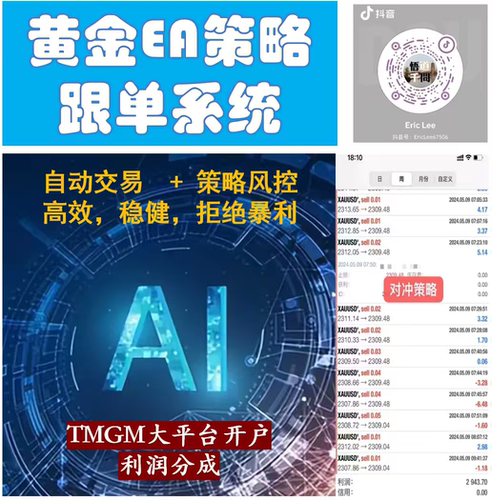 普通人破局 EA AI全自动交易 外汇黄金交易 小资金 稳定盈利