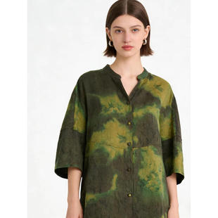 国风真丝女士连衣裙 时尚 LZ304 新款