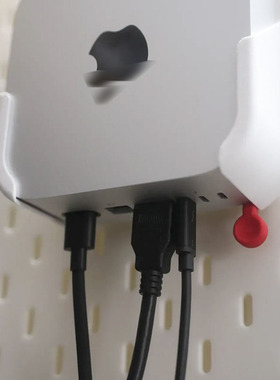 3D打印适用于在宜家洞洞板上放置Mac Mini M4的支架数码配件
