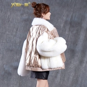 Áo khoác lông cừu nữ len Iceland khâu áo khoác nhung lông ngắn đoạn 2019 quần áo nữ mới - Faux Fur
