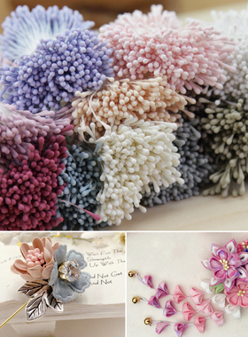 手工DIY2mm哑光花芯花心火柴头花蕊和风细工花蕊花朵材料饰品配件