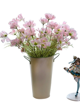 ins仿真花波斯菊摆件电视柜茶几