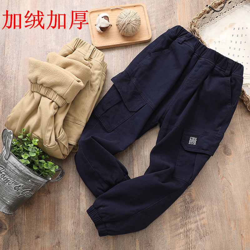 童裤冬装新款摇粒绒外贸