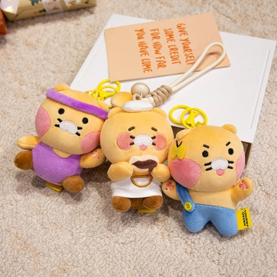 正版Choonsik春喜猫毛绒挂件韩系