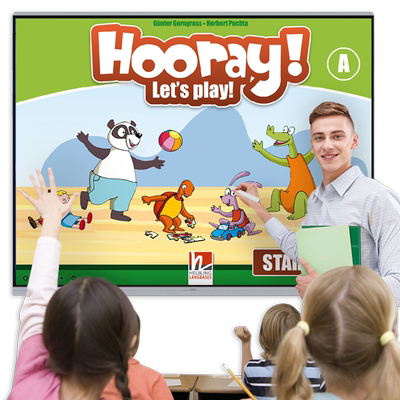 HELBLING LANGUAGES 黑布林幼儿3-6岁英文教材中班hooray level A PPT课件 互动教学软件 教师白板教学 国际幼儿园教材