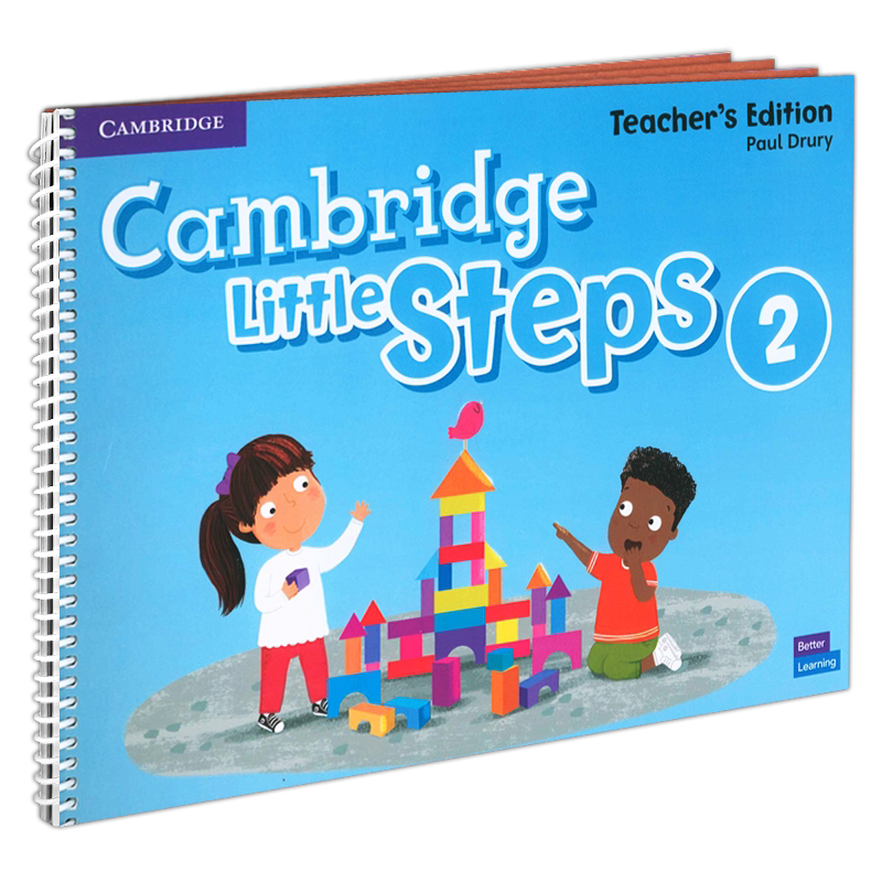 进口原版剑桥大学出版 学龄前幼儿英语启蒙Cambridge Little Steps 2级别教师用书 课堂辅助 3-6岁幼儿发展认知激发语言表达创造力