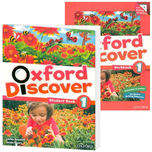 英国进口原版全英文教材牛津探索发现Oxford Discover教材1级别含课本练习册及在线账号批判性思维少儿高阶段小学OD英语教材书籍