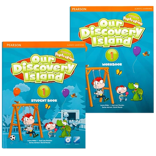 官方授权朗文培生少儿英语培训教材our discovery island 1 2 3 4 5 6级别小学生英语原版美语教材ODI含在线学习账号在家自学英语