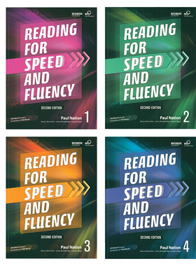 原装进口compass出版 Reading For Speed And Fluency 1 2 3 4级寒暑假短期阅读教材小学高年级初高中速度流利阅读KET/PET考试教材