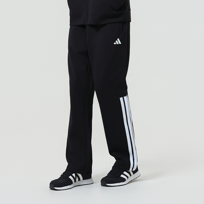 Adidas阿迪达斯裤子三条杠运动裤直筒长裤 男女同款CLTR02PTK-BW