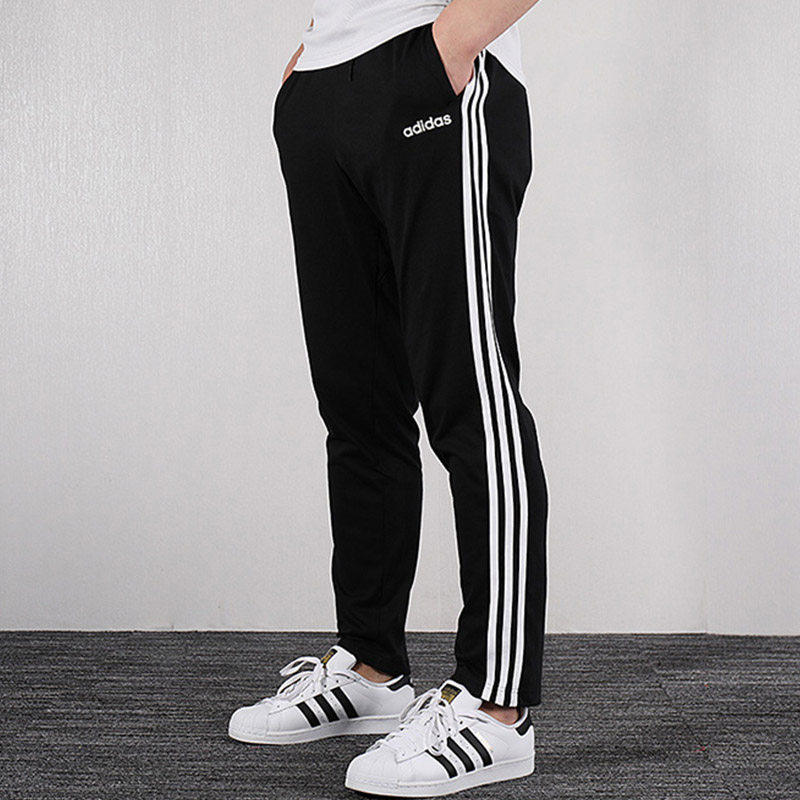 Adidas阿迪达斯裤子男 经典三条杠 运动裤休闲长裤女