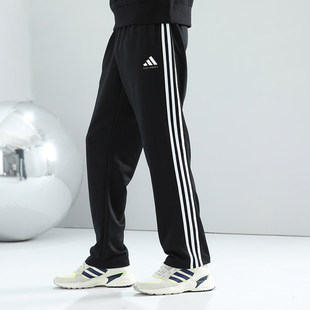 卫裤 Adidas阿迪达斯裤 长裤 休闲直筒裤 女TR30PT 子男三条杠运动裤