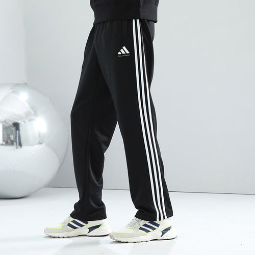 阿迪达斯运动裤男宽松直筒裤