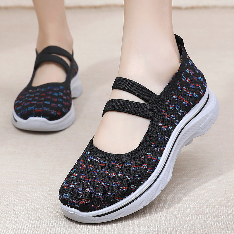 舒适中老人健步鞋软底老北京布鞋