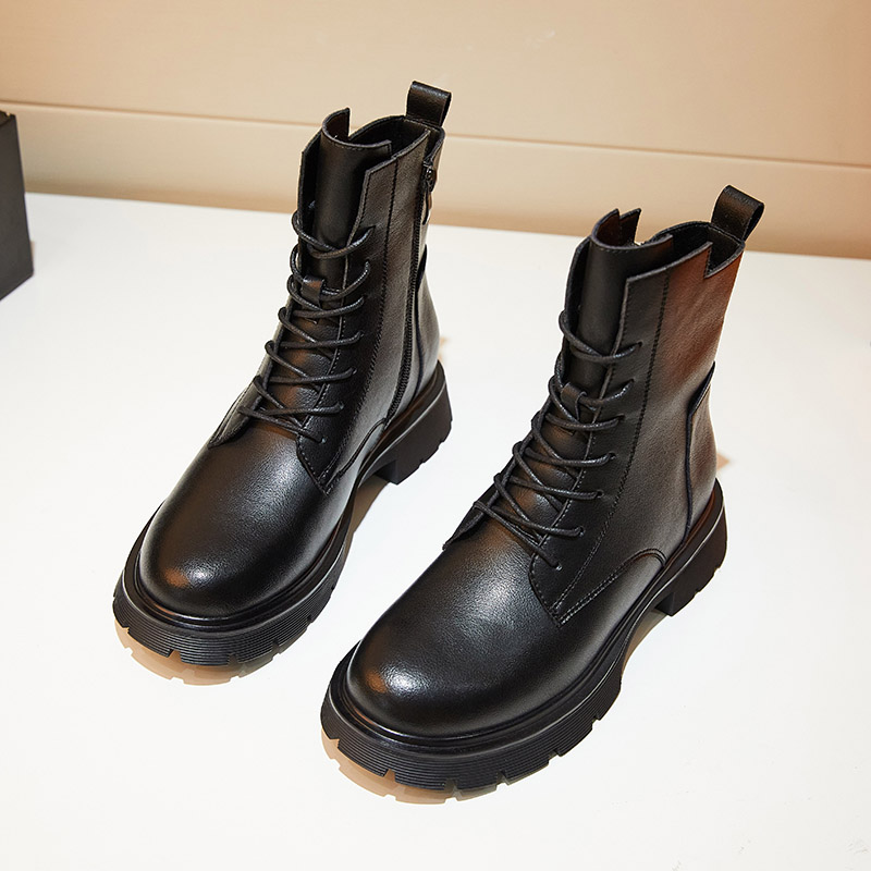 男童马丁靴2025新款透气学生短靴