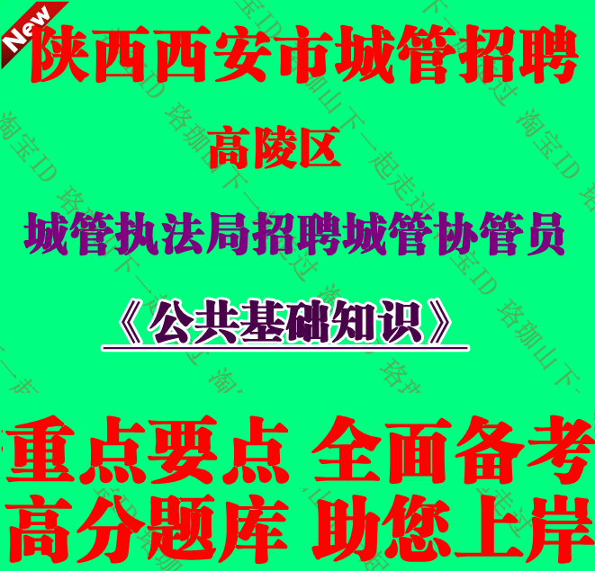 2025年陕西西安市高陵区城管执法局招聘城管协管员考试城管笔试题