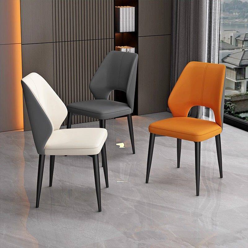 北欧轻奢餐椅简约现代家用靠背椅洽谈椅餐桌椅凳子酒店椅书桌椅子