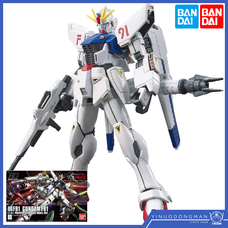 万代拼装模型白色f91高达