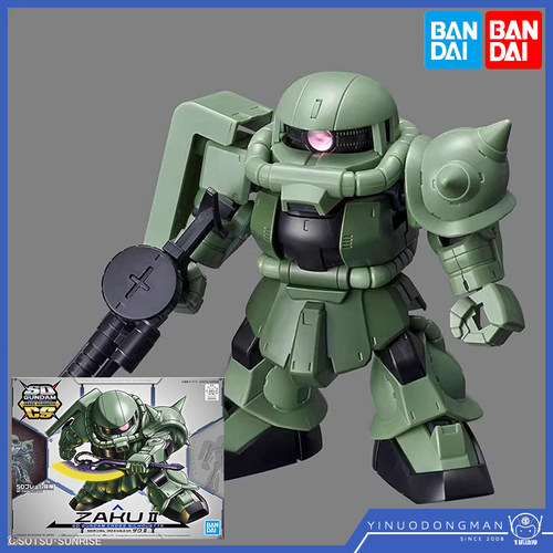 万代 SDCS 04 BB战士 绿扎古 量产 绿色 ZAKU 59571 高达