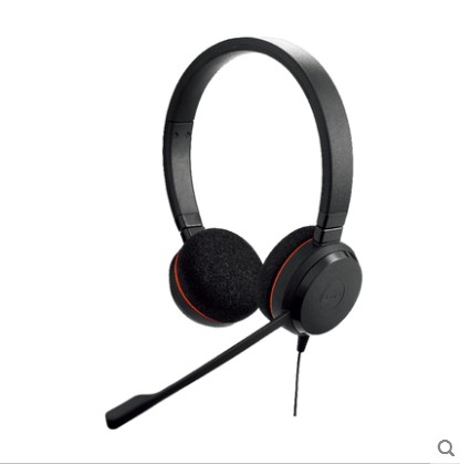 Jabra/捷波朗 EVOLVE 20 UC USB电脑耳麦 线控电话耳机 客服耳机