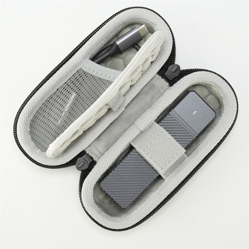 适用JEYI佳翼斑马m2固态硬盘盒 i9X/翼盘2280/2230硬盘收纳包袋套