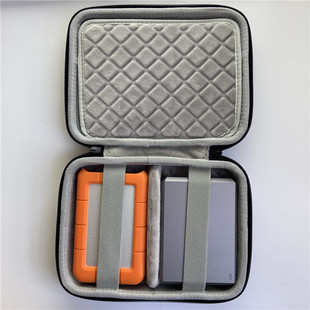 适用希捷西数莱斯东芝闪迪三星多两个双硬盘收纳保护硬壳包袋套盒