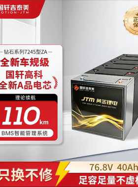 国轩高科7245型40Ah电动车铁锂电池蓝牙监测送充电器原位替换7223