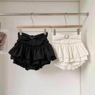 气质小众防走光高腰短裤 纯色蛋糕裙裤 时尚 韩版 裙潮 女春夏2026新款