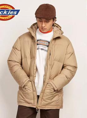 专柜正品  DICKIES 男子连帽潮流简约保暖休闲运动羽绒服DK010922