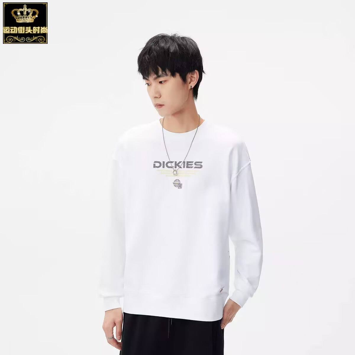 专柜正品 DICKIES 外星人 男子宽松休闲运动卫衣外套DK011045C4D1