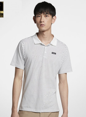 专柜正品男子条纹短袖polo衫背心