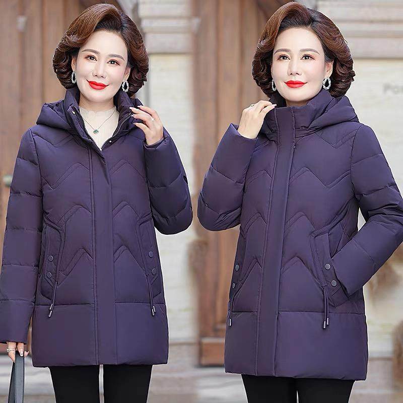中老年羽绒服短款加厚保暖