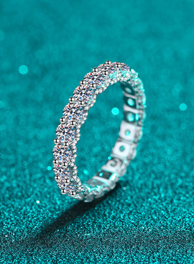 满天星戒指925纯银镶送女生朋友