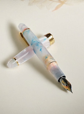 凯格露356钢笔大明尖鱼雷造型EF M可爱女书写练字七彩 毕业季礼品