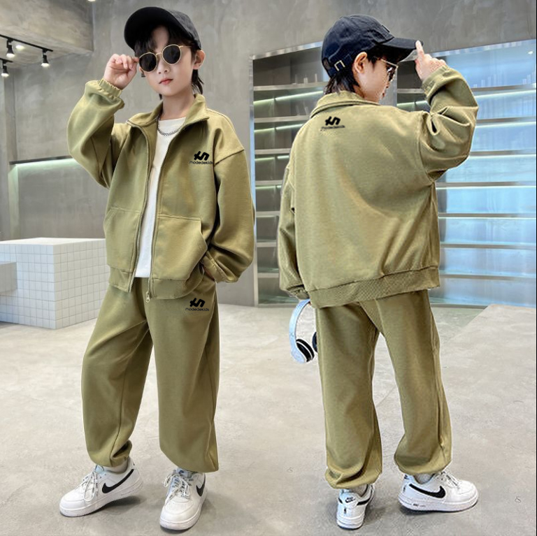 男童秋装套装小童卫衣2儿童帅气衣服3春秋4岁宝宝5运动6网红秋季8