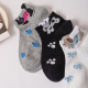 会起球 棉袜 小众设计百搭少女四季 袜子 日系可爱卡通小狗女短袜