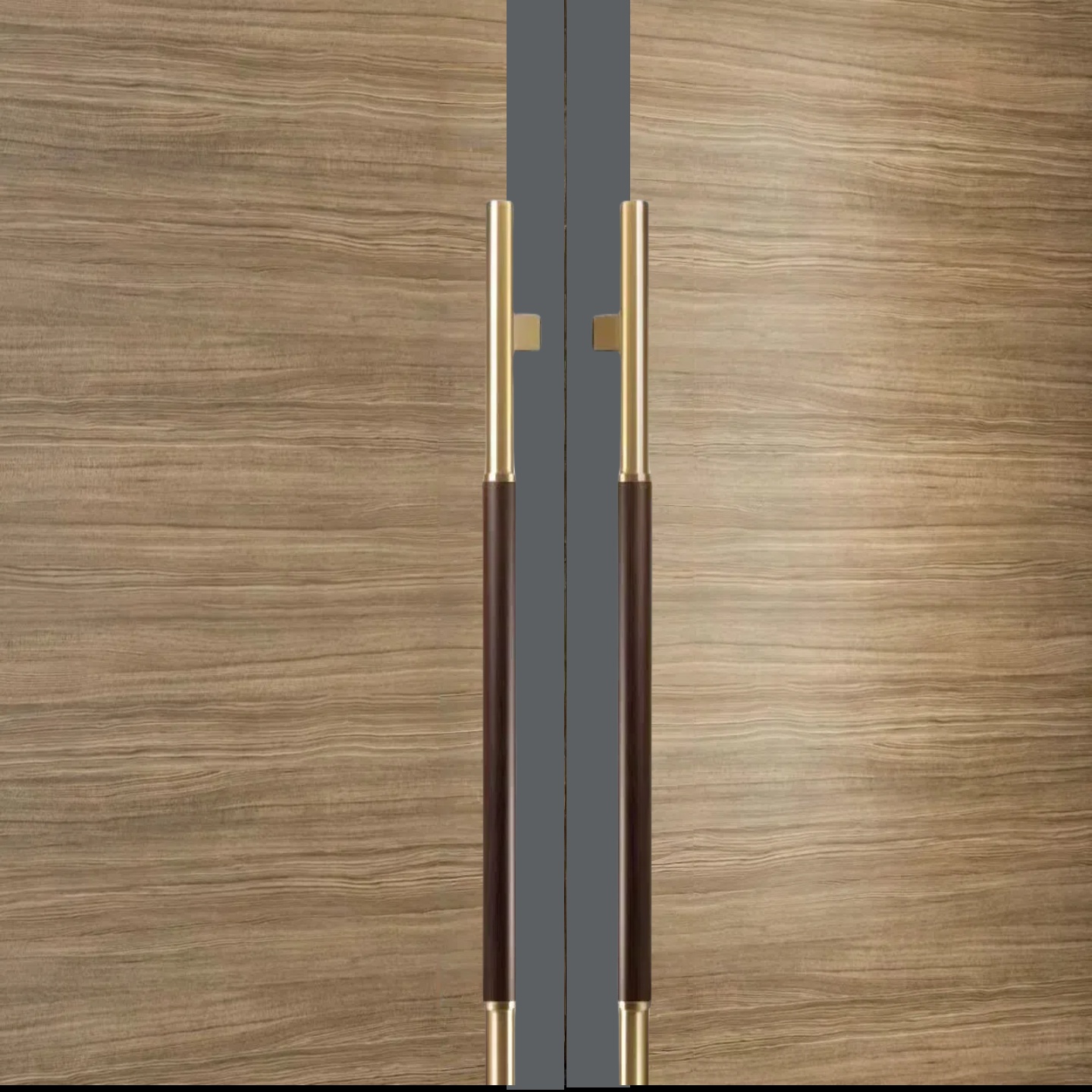 大拉手侧边框会议室双开门把手