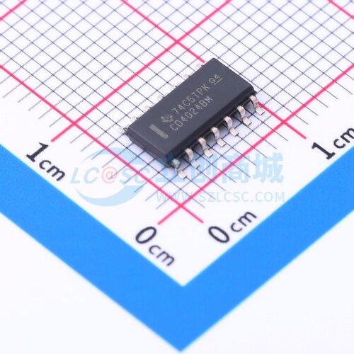 计数器/分频器 CD4024BM SOIC-14 TI/德州 电子元件配单原装正品